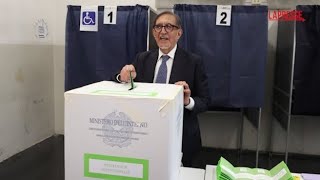 Il presidente del Senato La Russa ha votato per il referendum sulla Gustizia a Milano