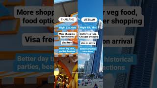 Thai vs Vietnam which is better, cheaper?Where to go.Cheap travel destinations couple #thai #vietnam