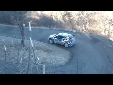 RALI M. CARLO/22, 'Saint-Jeannet-Malijai 1', Mauro Miele + Luca Beltrame - Škoda Fabia Rally2 Evo