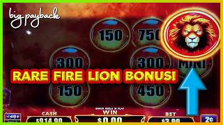 RARE FIRE LION FEATURE! Fire Lion Slots - BIG WIN SESSION!
