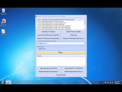 Search For Files That Do Not Contain Text Software