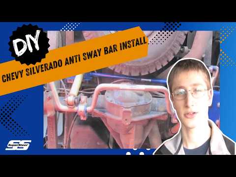How to install Anti Sway Bar Chevy Silverado Duramax body roll aftermarket product