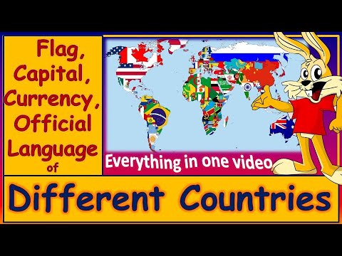 Countries of the World: List of Name, Flag, Capital, Currency & Language - learn flags of countries