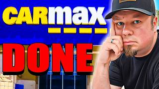 CARMAX DISASTER Signals COLLAPSE Of The Car Market!