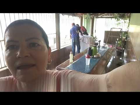 Olha como ficou lindo a área externa tá ficando tão bonita!!!Toldo Cortina de enrola a área