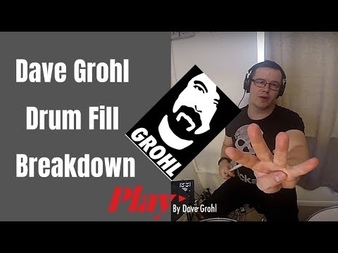 Dave Grohl Signature Drum Fill Lesson(Play)