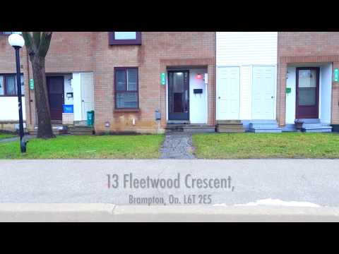 13 Fleetwood Crescent, Brampton, On. L6T 2E5 / HD / Virtual Tour