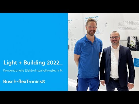 Willkommen auf der Light + Building 2022 - Busch-flexTronics®