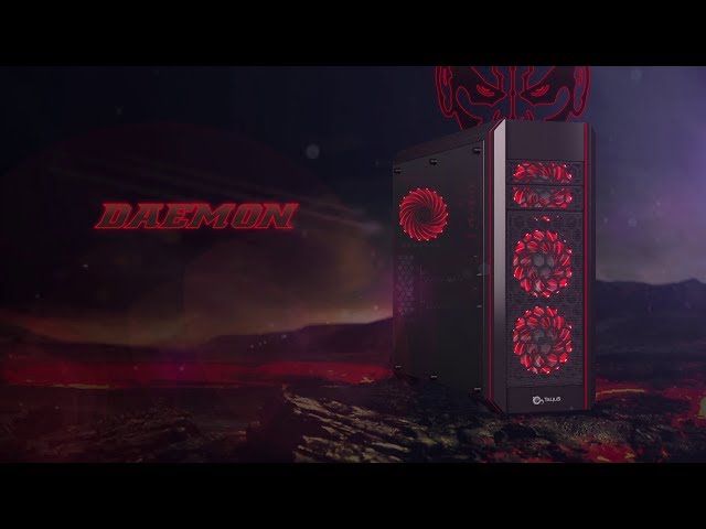 Talius Daemon Vidro Temperado USB 3.0 RGB Preto video