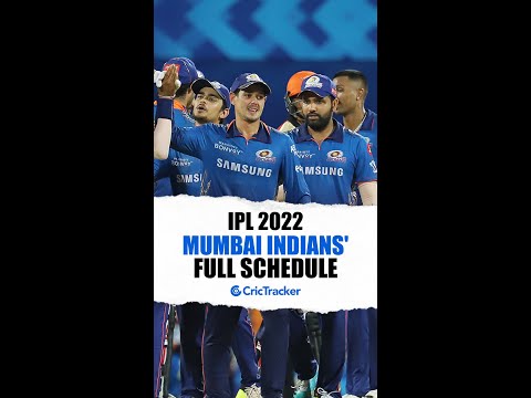 Take a look at Mumbai Indians' complete schedule in IPL 2022, mark the dates
