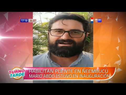 Habilitan puente en Ñeembucú