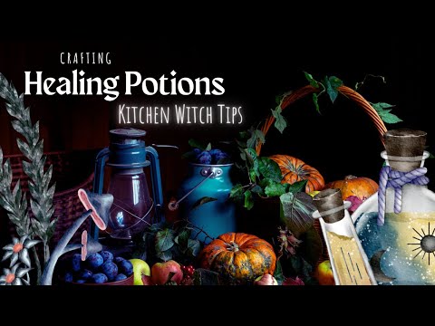 How a Kitchen Witch prepares for winter | Healing potions | cozy kitchen witch tips