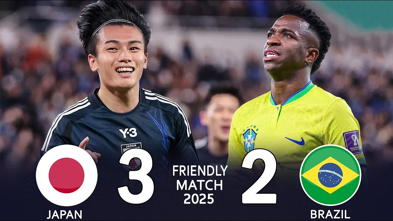 日本代表、2点差からブラジルを叩き落とす歴史的大逆転！ヴィニシウスも愕然…アンチェロッティ監督は言葉を失った！