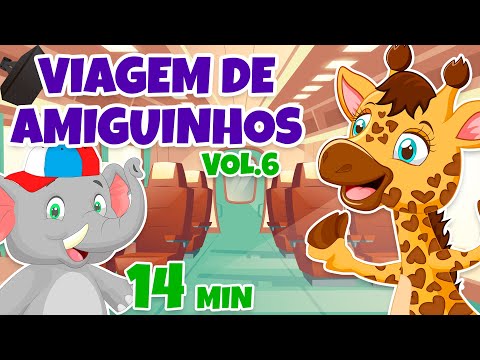 Viagem de Amiguinhos Vol. 6 - Giramille 14 min | Desenho Animado Musical