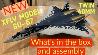 NEW XFly SU-57 twin 40mm What’s in the box and step by step assembly