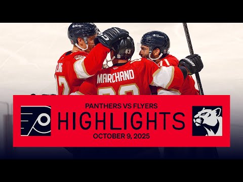 Panthers vs Flyers Highlights | 10.9.25