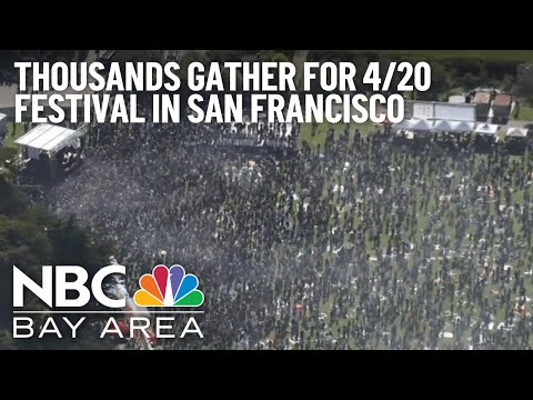 Thousands Gather in San Francisco for 420 Celebration
