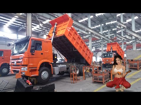 Manufacturing process of Chinese FAW and Sinotruk trucks - Making of best Trucks in Asia
