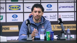 PSG-OM: Marquinhos "We're not afraid of Marseille, we respect them, but we're not afraid of our o...