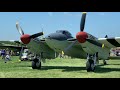 DeHavilland Mosquito Startup And Taxi Oshkosh 2019
