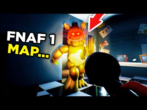 FAST FREDBEAR Hello Neighbor, But The House Is The FNAF 1 PIZZERIA...