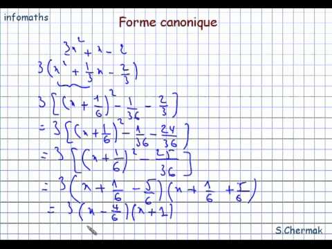 comment trouver beta forme canonique