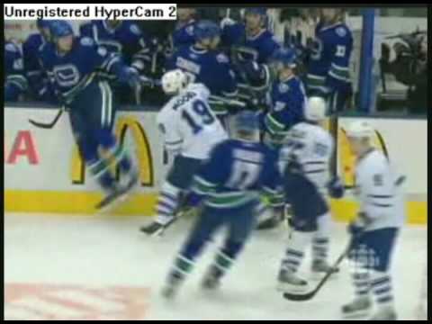 Canucks vs Maple Leafs 2/21/09