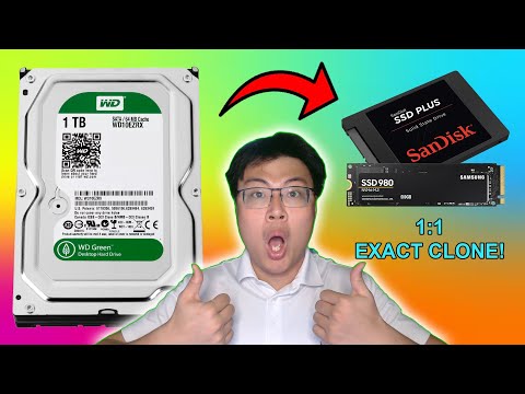 How to Clone from Old HDD to New SSD in 1 Click | Clone Hard Drive No Data Loss