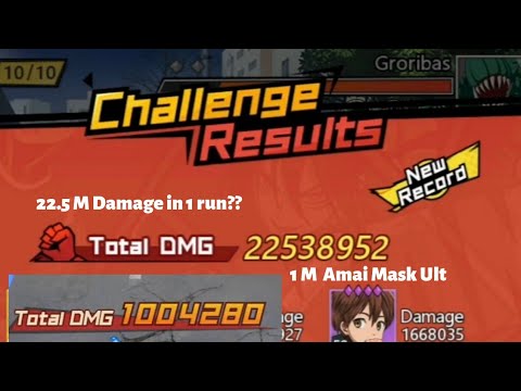 Groribas 22M Damage & 1M Amai Mask Ult - One Punch Man : The Strongest Man II Club Challange Boss