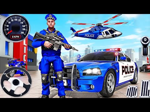 Open World Police Simulator - Drive, Fly & Rescue Citizens in 911 Emergencies - Android Gameplay