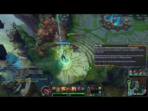 Kled Support, Ziggs APC, Nasus Mid, Cancer all around. (no commentary)