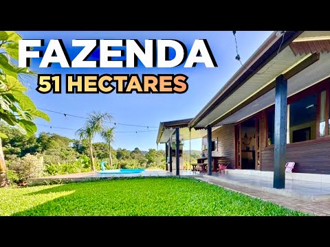 OPORTUNINADE ÚNICA - FAZENDA A VENDA EM SANTA CATARINA 51.6 HECTARES 80 CABEÇAS DE GADO