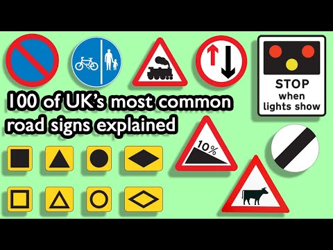 The ultimate guide to UK road signs - PASS your theory test 2024 | 100 road signs and their meaning!