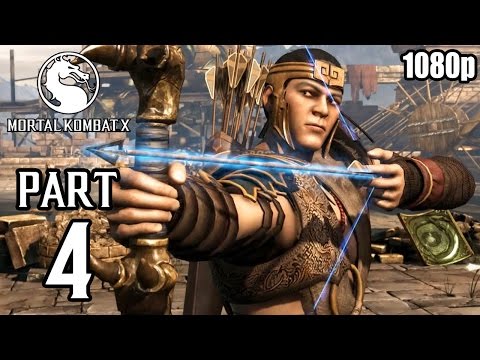 Mortal Kombat X Walkthrough PART 4 (PS4) 60fps No Commentary [1080p] TRUE-HD QUALITY