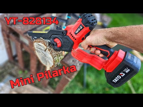 Пила ланцюгова акумуляторна YATO: 18 В Li-Ion, шина- 7"/17,6 см, 31 ланка (БЕЗ АКУМУЛЯТОРА) [4]