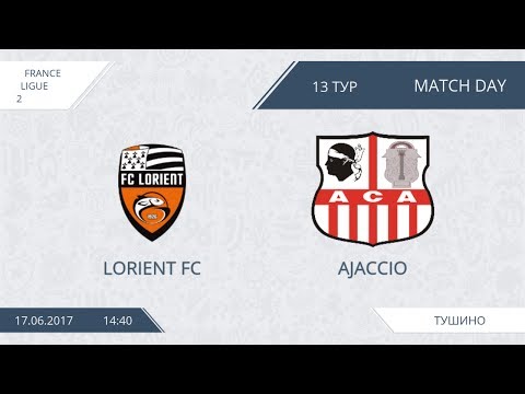 AFL17. France. Ligue 2. Day 13. Lorient FC - Ajaccio