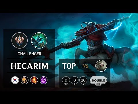 Hecarim Top vs Camille - KR Challenger Patch 9.14