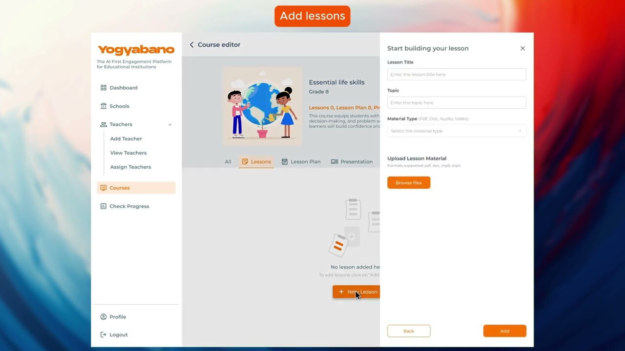 YogyaBano - Educational Organization Platform Demo