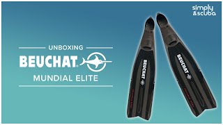 Beuchat Mundial Elite Fins | Unboxing | @simplyscuba