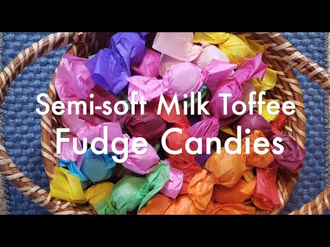 Semi soft Milk Toffee Fudge Candies   Panama Milk Eggs