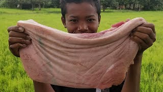 Easy Crispy Pork Belly Cooking / Eating Crispy Pork