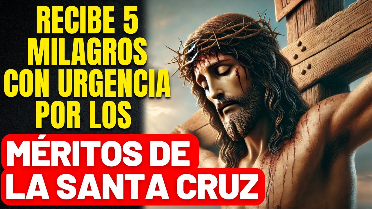 5 LLAGAS DE CRISTO PARA 5 MILAGROS URGENTES - ORACIÓN FUERTE   SOLO ESCUCHA