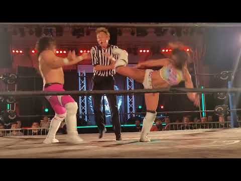 Kylie Rae Super Kicks Ref Perch!