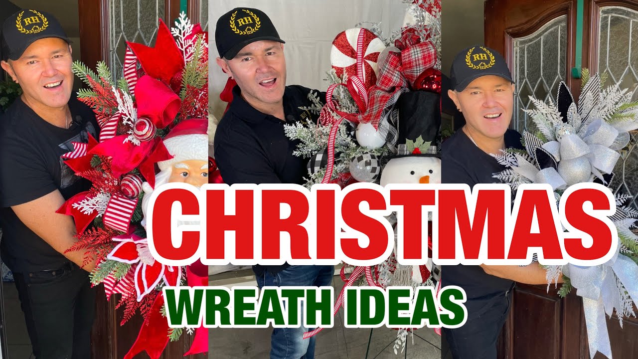 5 DIY Christmas Wreath Ideas / Christmas Decorations Ideas For Your Door / Ramon At Home