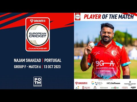 POTM: N.Shahzad - NOR vs POR | Highlights | Dream11 ECC23 | 13 Oct 2023 | ECC23.076
