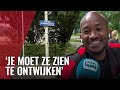 Nog een lantaarnpaal midden op fietspad
