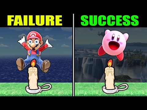 Who Can Jump Over The Candlestick? (Smash Bros Ultimate)