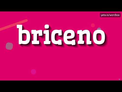 BRICENO - HOW TO PRONOUNCE IT!?