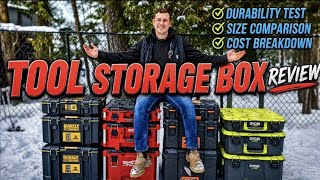 Tool Box review / comparison & damage test Packout, Dewalt, 