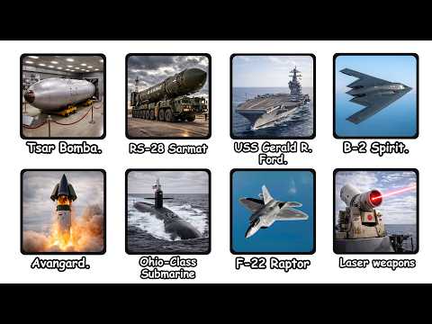 Every Most Powerful Military Weapon Explained in 16 Minutes